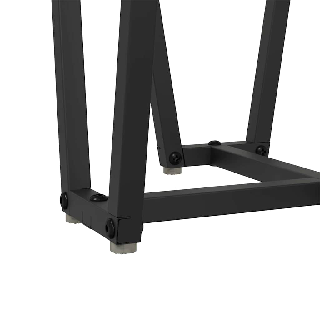Set tavolini 2 pcs Grigio Sonoma e Nero