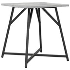Set tavolini 2 pcs Grigio Sonoma e Nero