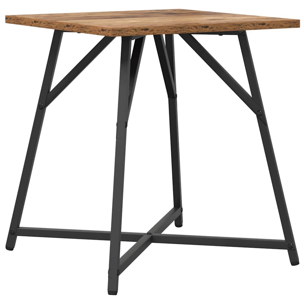 Set tavolini 2 pcs Legno Antico e Nero
