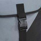 Borsa per biciclette Grigio e Nero 31.5 x 15.5 x 40 cm