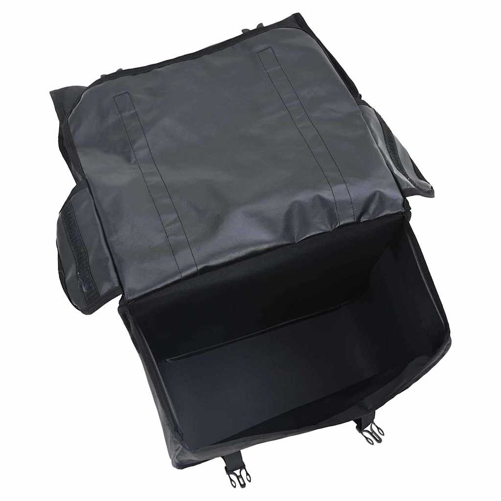 Borsa per biciclette Grigio e Nero 31.5 x 15.5 x 40 cm