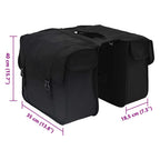 Borsa per biciclette Nero 40 x 18.5 x 35 cm Poliestere