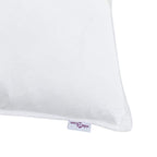 Cuscino con cuscino 2 pcs Bianco 80 x 80 cm Piuma