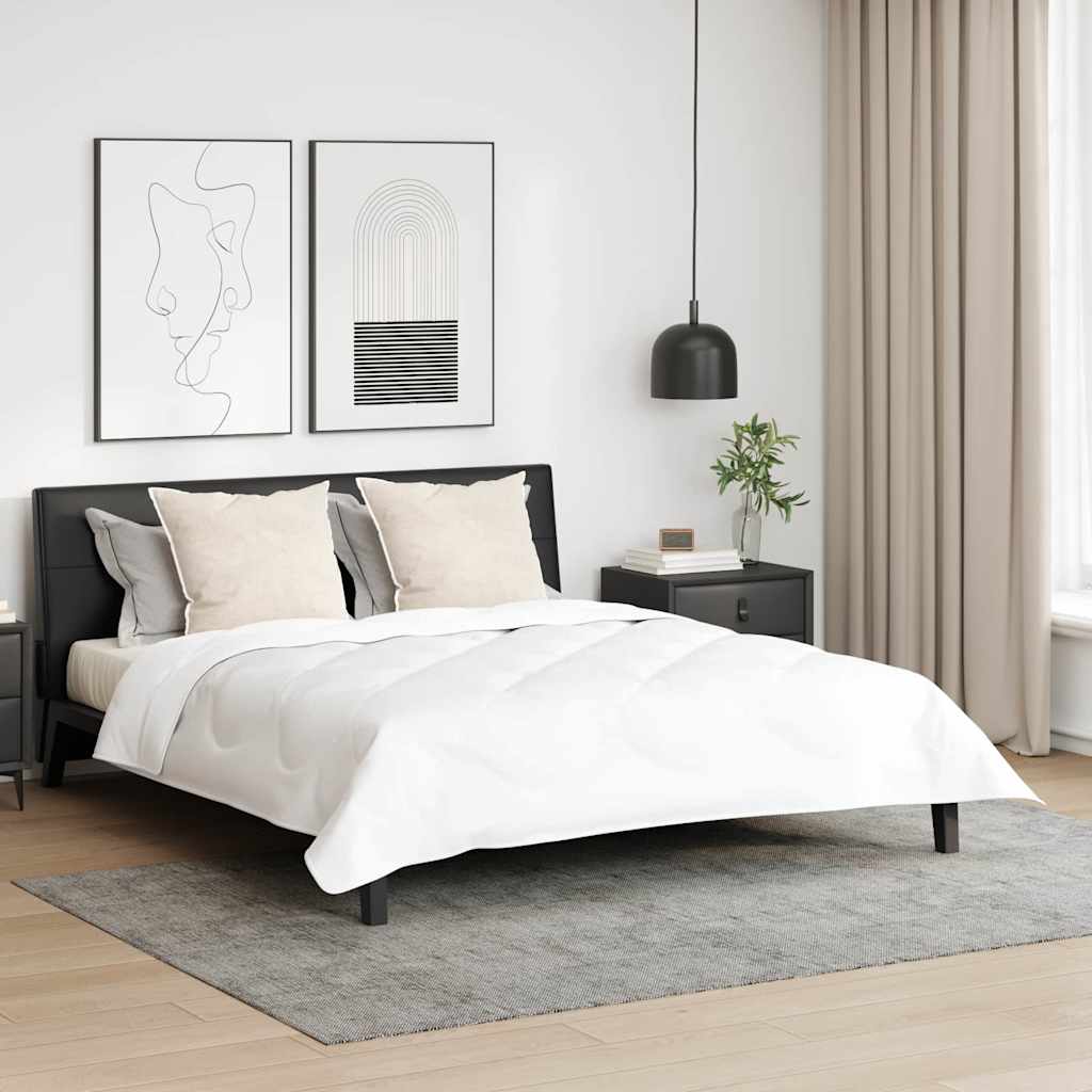 Cuscino con cuscino 2 pcs Bianco 80 x 80 cm Piuma