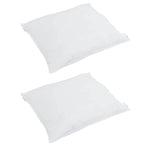 Cuscino con cuscino 2 pcs Bianco 80 x 80 cm Piuma
