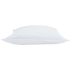 Cuscino con cuscino 2 pcs Bianco 80 x 80 cm Piuma