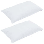 Cuscino con cuscino 2 pcs Bianco 40 x 80 cm Cotone