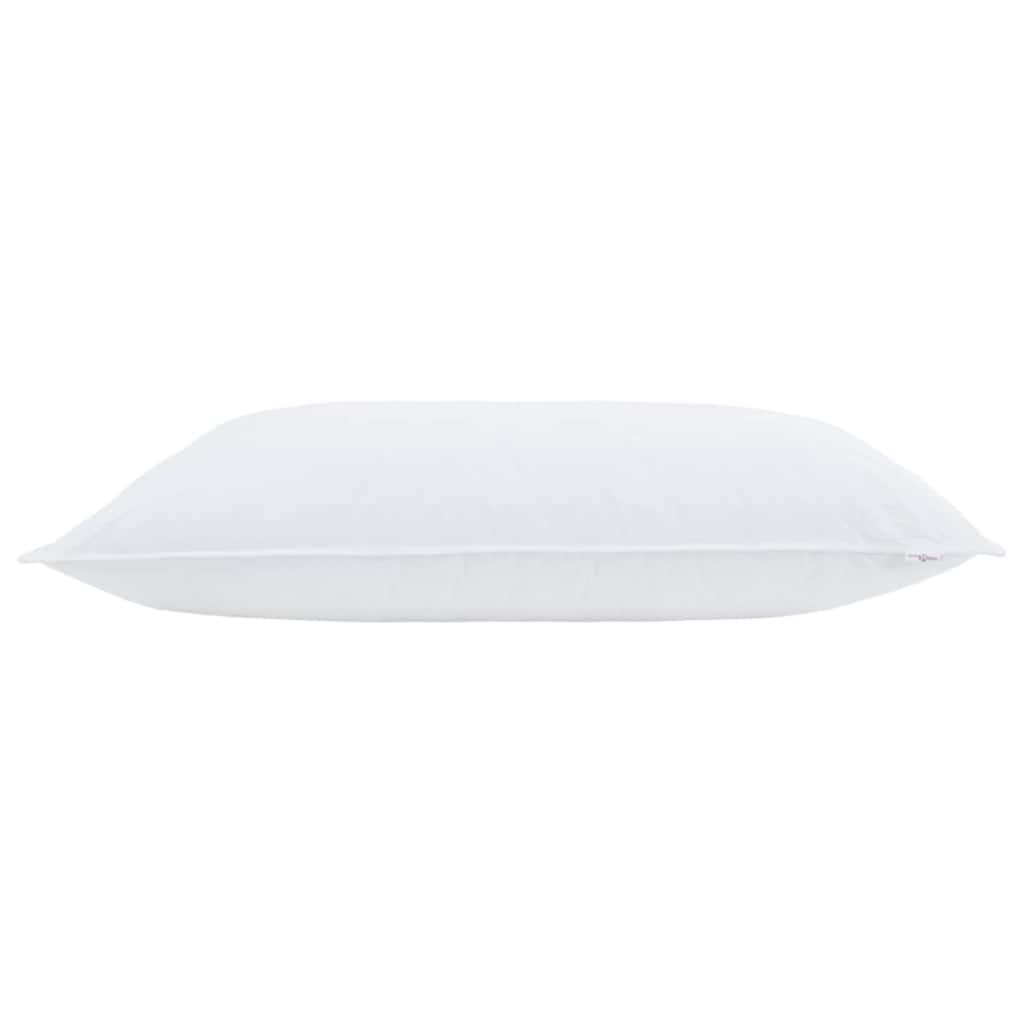 Cuscino con cuscino 2 pcs Bianco 40 x 80 cm Cotone