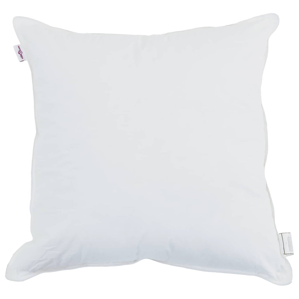 Cuscino con cuscino 2 pcs Bianco 65 x 65 cm Cotone