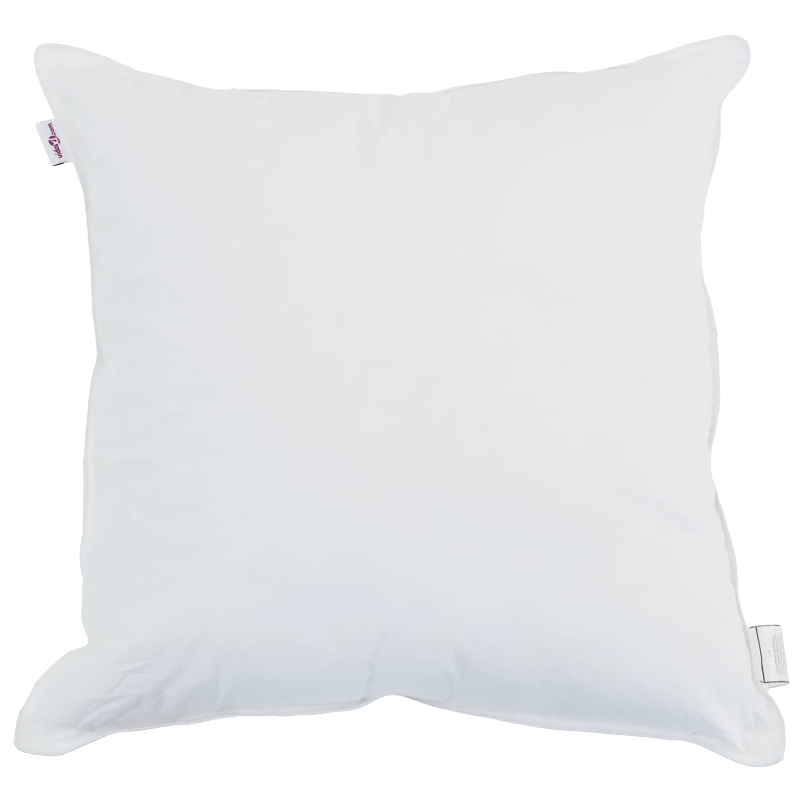 Cuscino con cuscino 2 pcs Bianco 65 x 65 cm Cotone