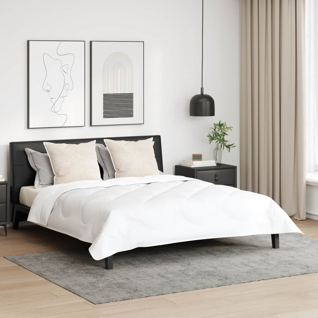 Cuscino con cuscino 2 pcs Bianco 80 x 80 cm Cotone