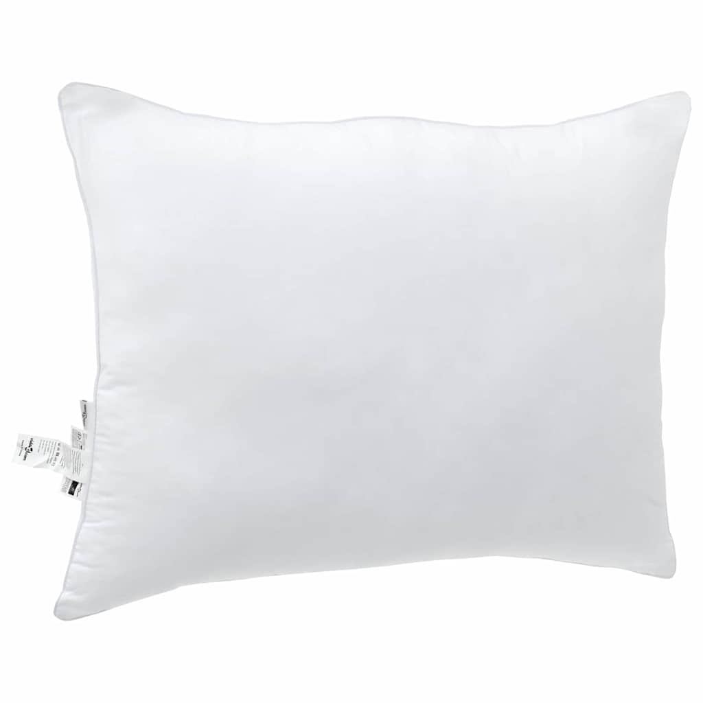 Cuscino 2 pcs Bianco 75 x 50 x 20 cm Cotone e Poliestere