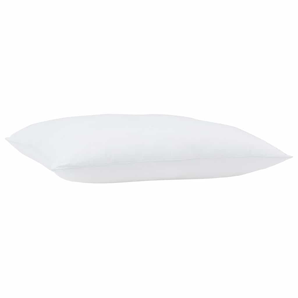 Cuscino 2 pcs Bianco 75 x 50 x 20 cm Cotone e Poliestere