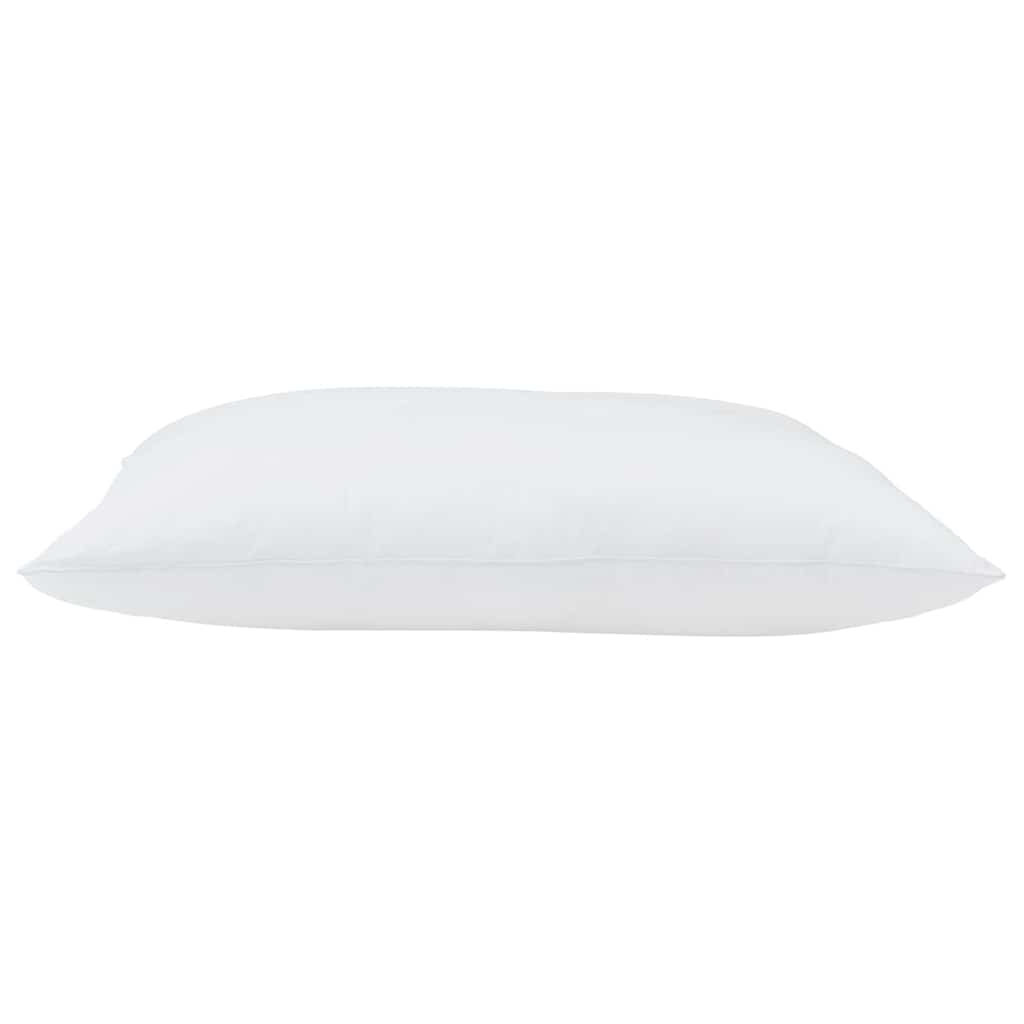 Cuscino 2 pcs Bianco 75 x 50 x 20 cm Cotone e Poliestere