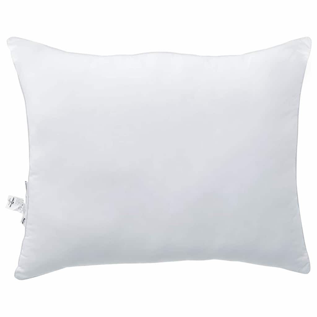 Cuscino 2 pcs Bianco 75 x 50 x 20 cm Cotone e Poliestere