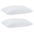Cuscino con cuscino 2 pcs Bianco 79 x 60 x 20 cm Poliestere