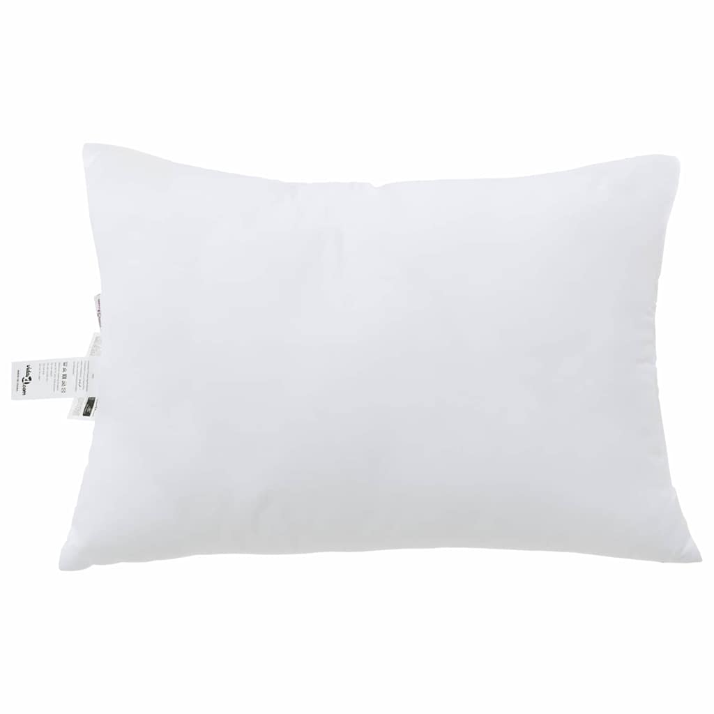 Cuscino con cuscino 2 pcs Bianco 61 x 41 x 20 cm Poliestere