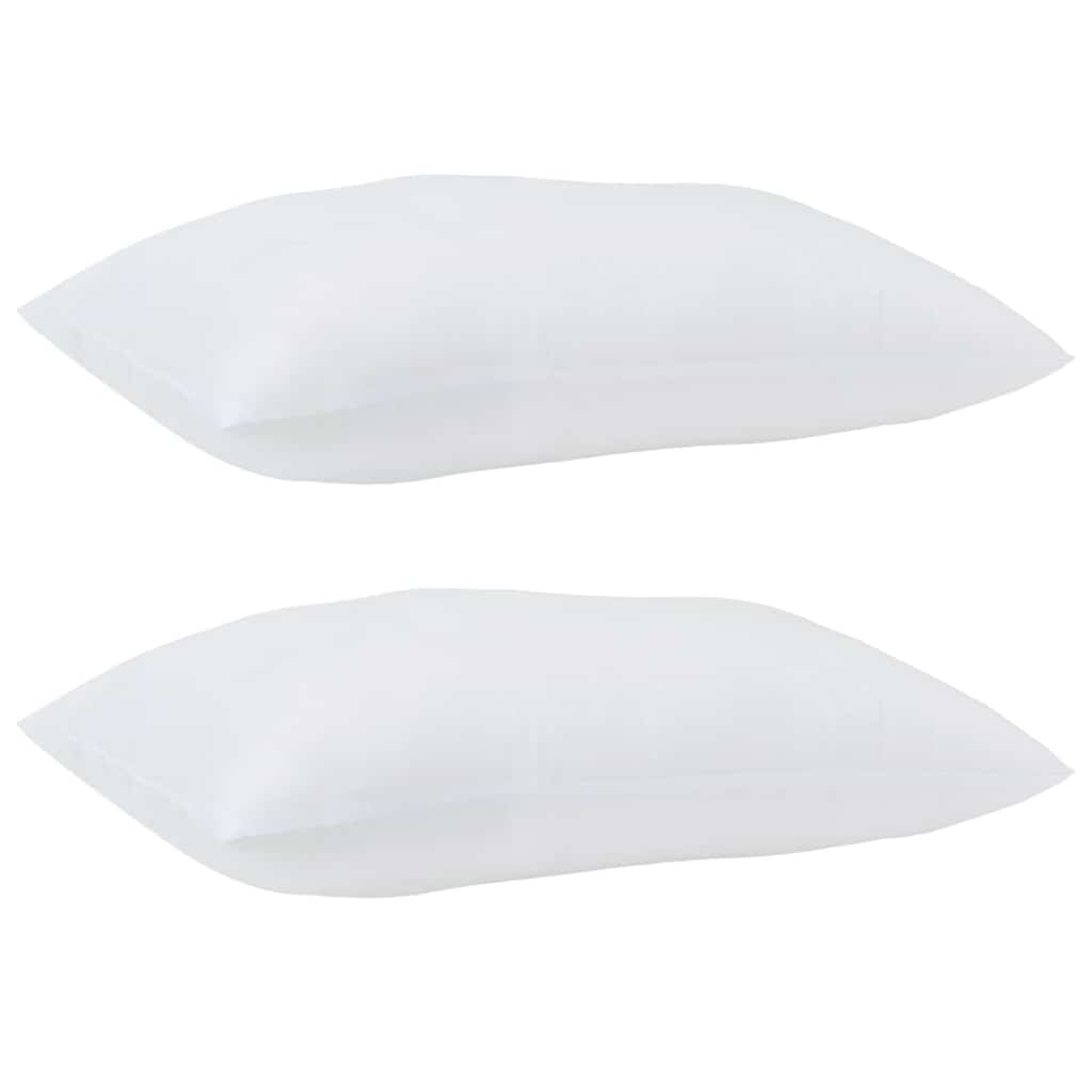 Cuscino con cuscino 2 pcs Bianco 61 x 41 x 20 cm Poliestere