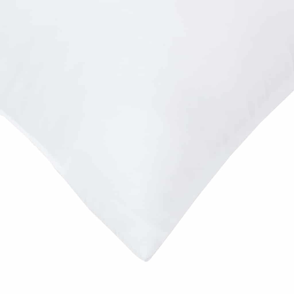 Cuscino con cuscino 2 pcs Bianco 80 x 80 x 20 cm Poliestere