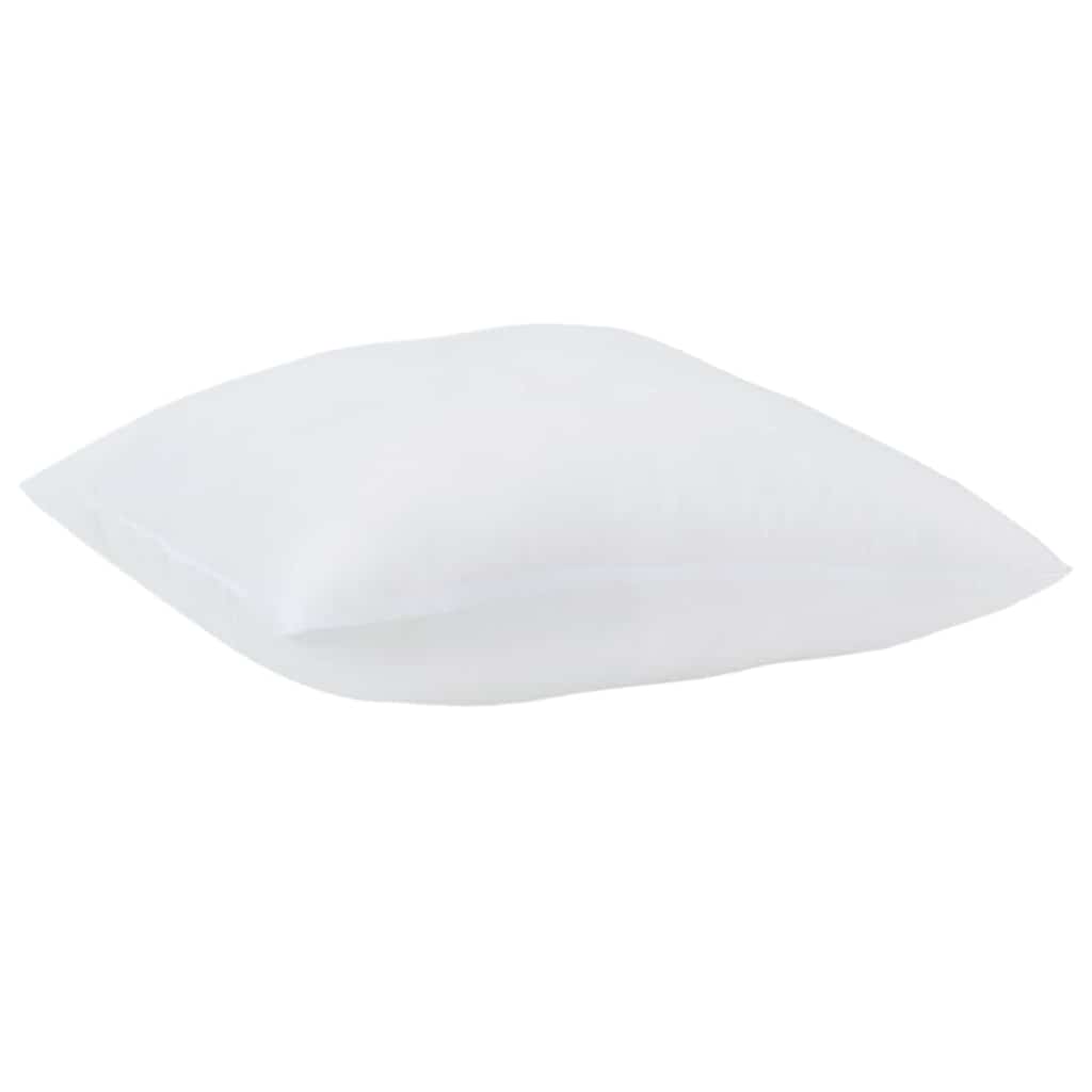 Cuscino con cuscino 2 pcs Bianco 80 x 80 x 20 cm Poliestere