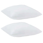 Cuscino con cuscino 2 pcs Bianco 80 x 80 x 20 cm Poliestere