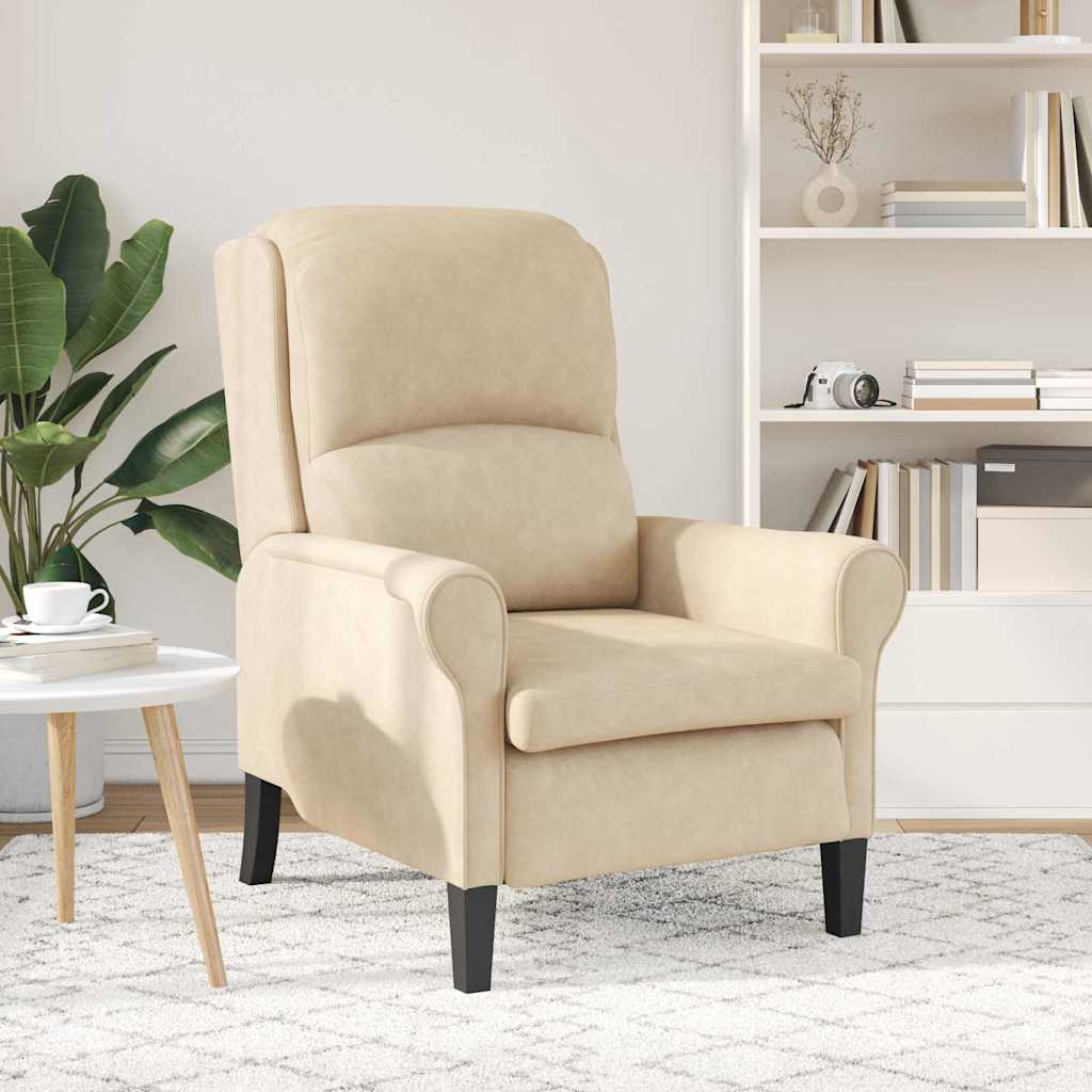 poltrona Crema 76 x 94 x 102 cm Microfibra