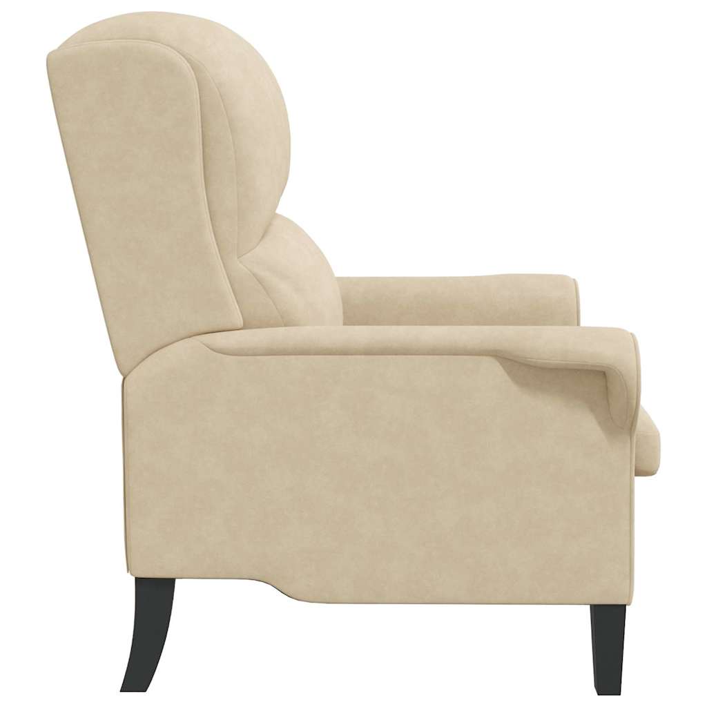 poltrona Crema 76 x 94 x 102 cm Microfibra