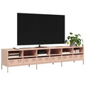 Mobile TV Rosa 202x39x43,5 cm in Acciaio Laminato a Freddo