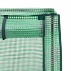 Letto rialzato con copertura per serra effetto rattan 120x40x123 cm