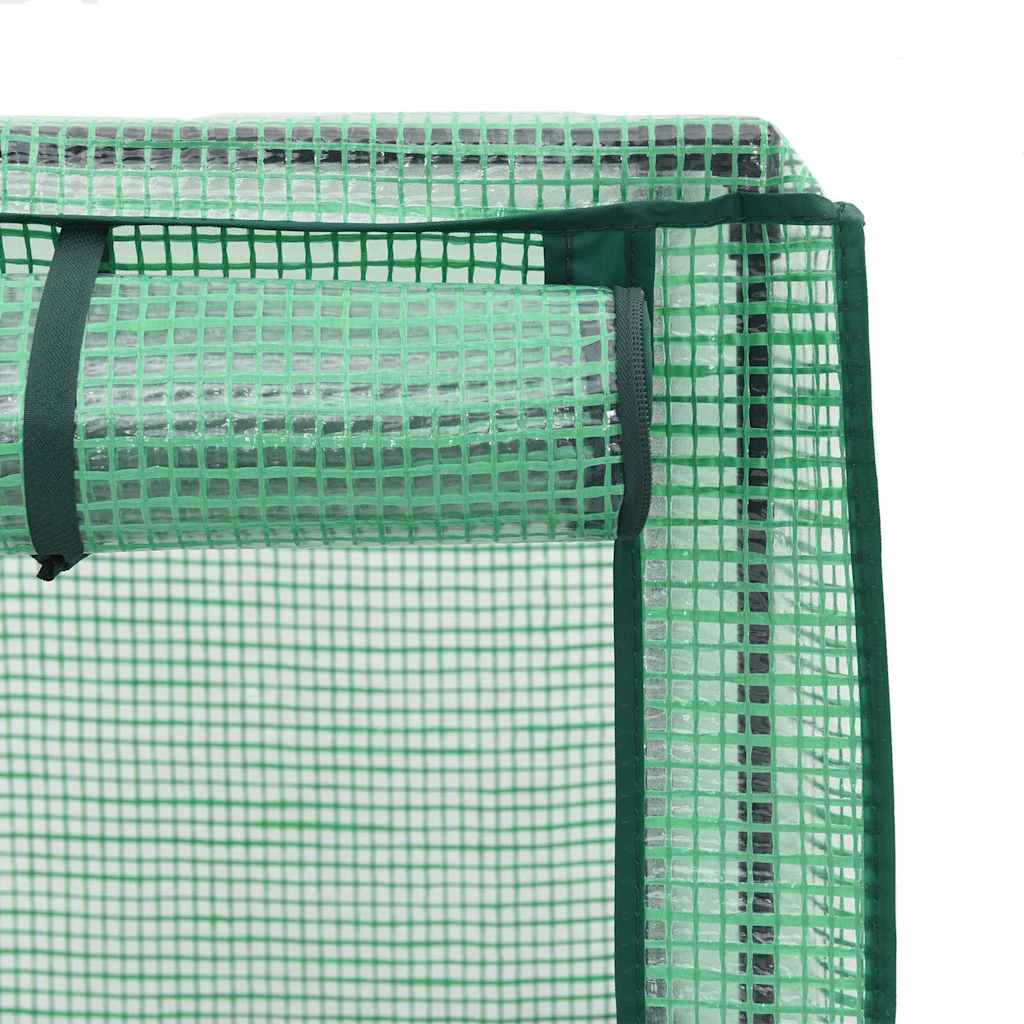 Letto rialzato con copertura per serra effetto rattan 160x40x123 cm