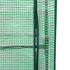 Letto rialzato con copertura per serra effetto rattan 160x40x138 cm