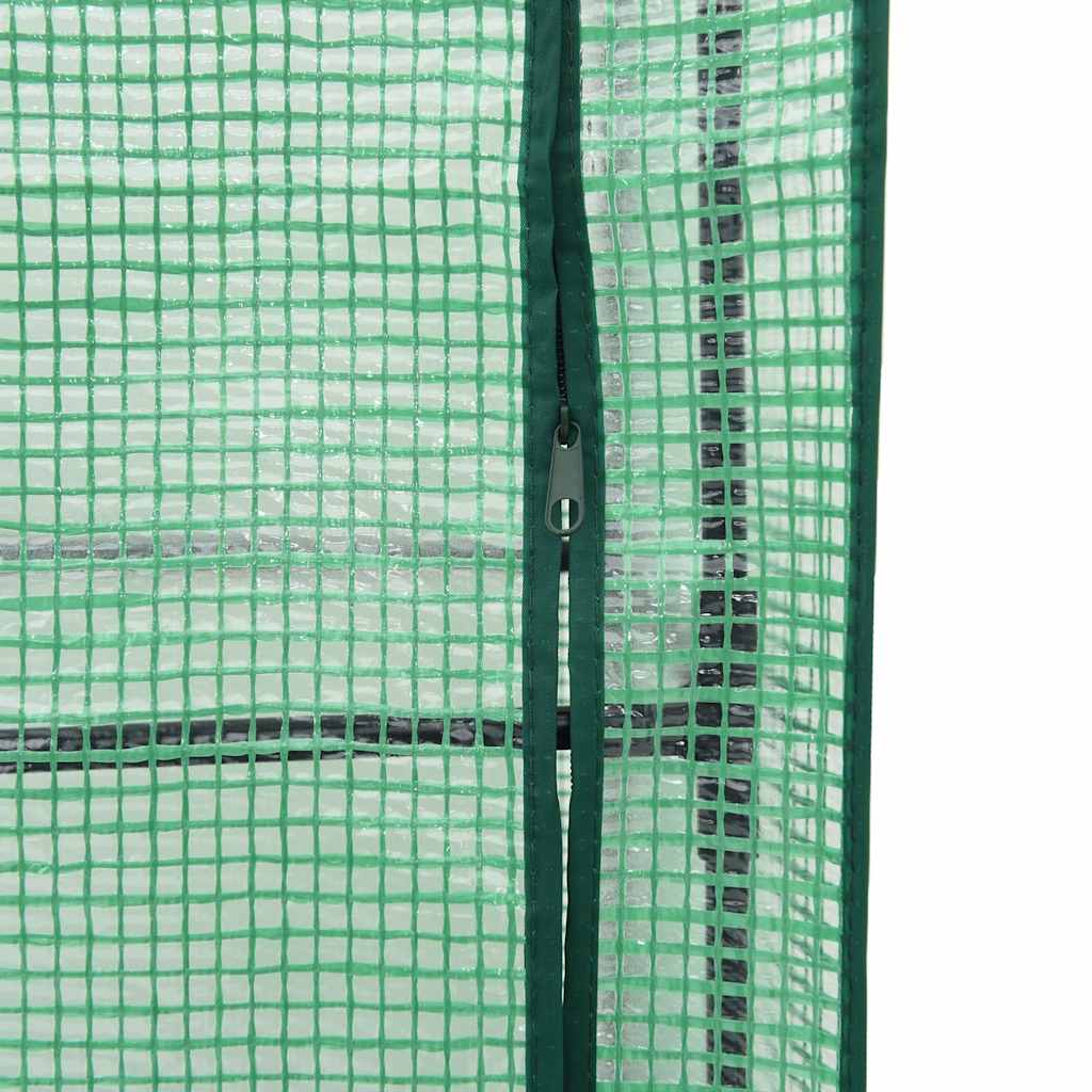 Letto rialzato con copertura per serra effetto rattan 160x40x138 cm