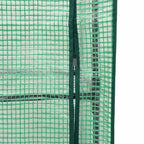 Letto rialzato con copertura per serra effetto rattan 160x40x123 cm