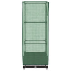 Letto Rialzato con Copertura Serra Effetto Rattan 40x40x123 cm