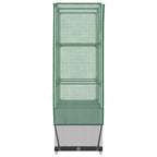 Letto Rialzato con Copertura Serra Effetto Rattan 80x40x138 cm