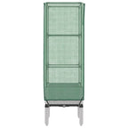 Letto Rialzato con Copertura Serra Effetto Rattan 40x40x140 cm
