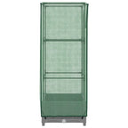 Letto Rialzato con Copertura Serra Effetto Rattan 40x40x123 cm