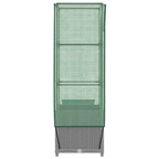 Letto Rialzato con Copertura Serra Effetto Rattan 40x40x139 cm