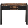 Tavolo Consolle Multicolore 100x35x75cm Legno Massello Recupero