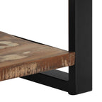 Tavolo Consolle Multicolore 100x35x75cm Legno Massello Recupero