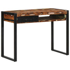 Scrivania Multicolore 100x50x75 cm in Legno Massello Recupero