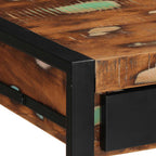 Scrivania Multicolore 100x50x75 cm in Legno Massello Recupero