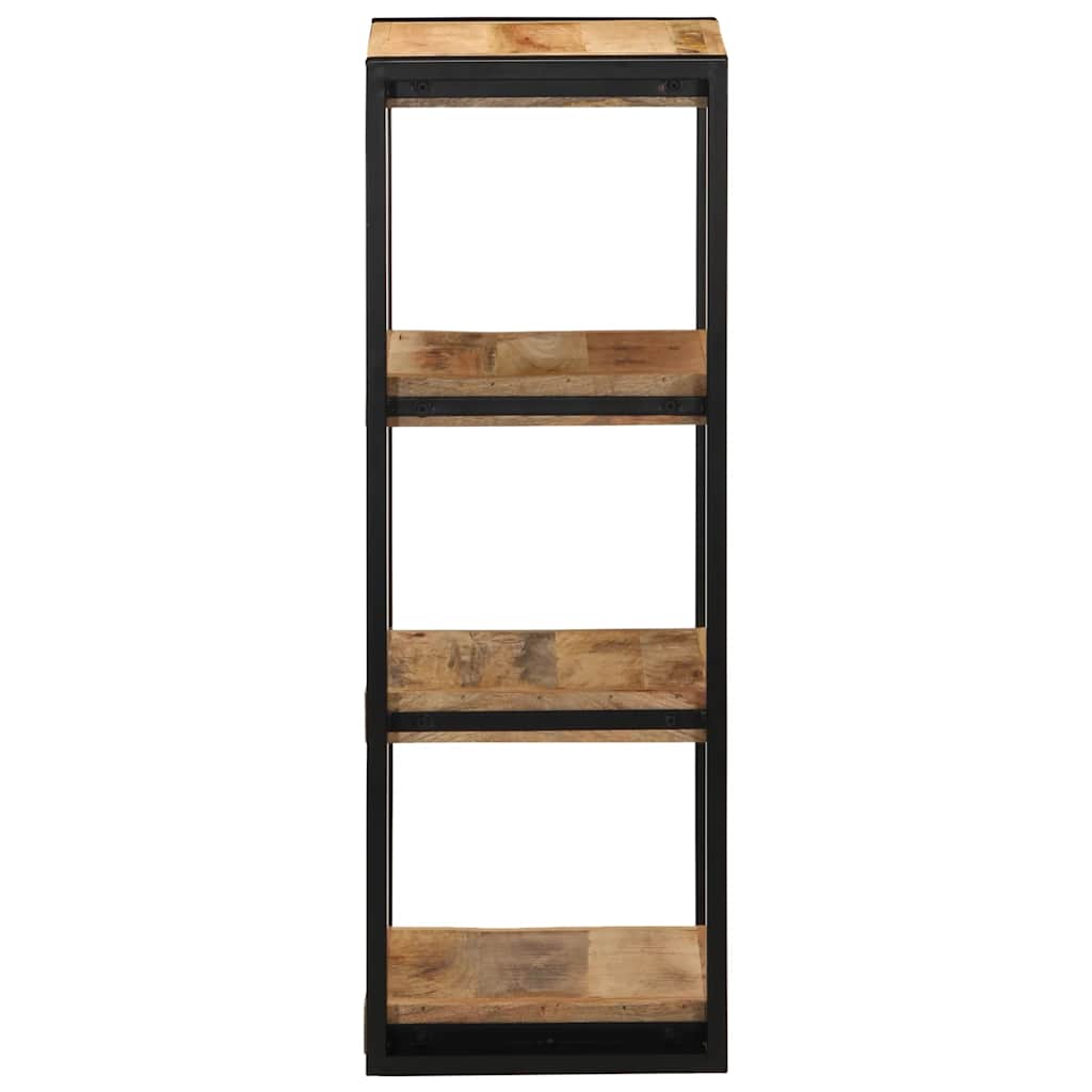 Mensola da Parete 35x35x100cm in Legno Massello di Mango Grezzo