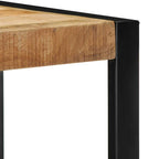 Mensola da Parete 35x35x100cm in Legno Massello di Mango Grezzo