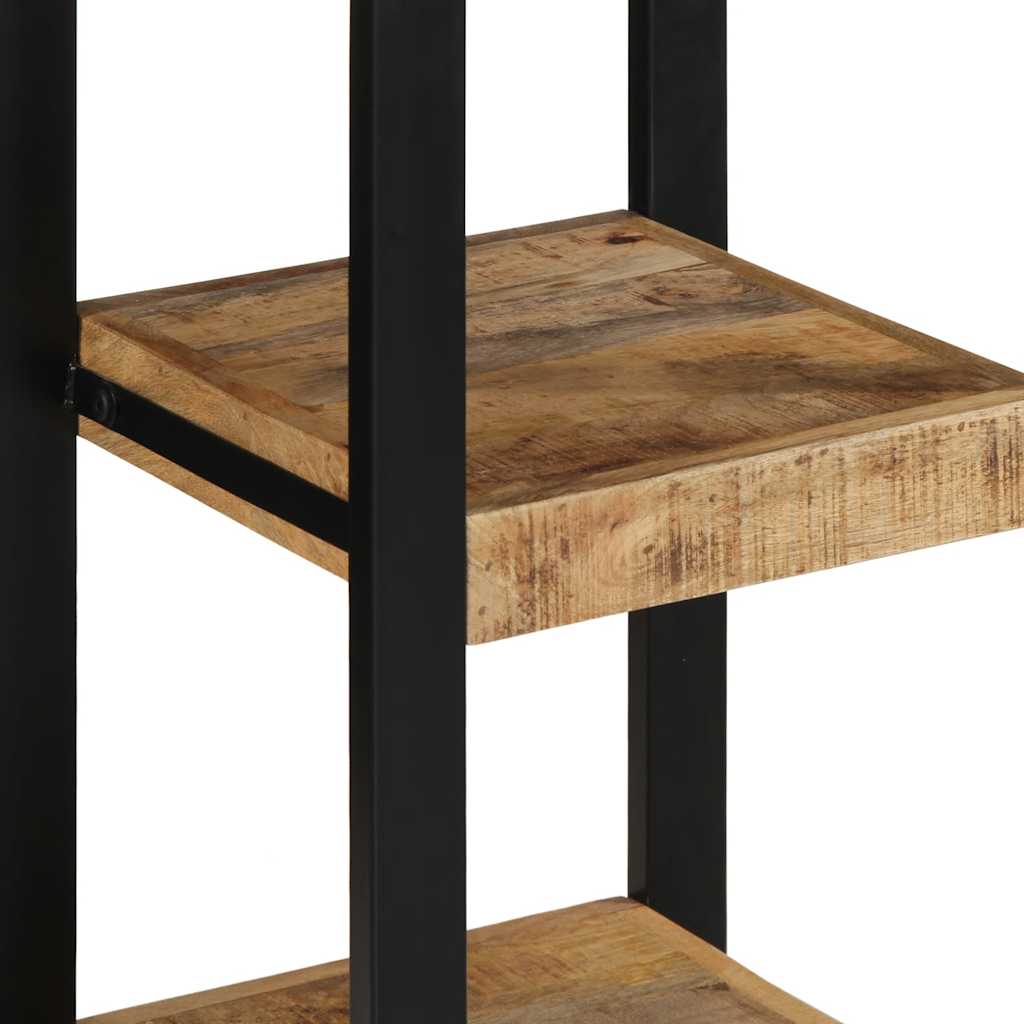 Mensola da Parete 35x35x100cm in Legno Massello di Mango Grezzo