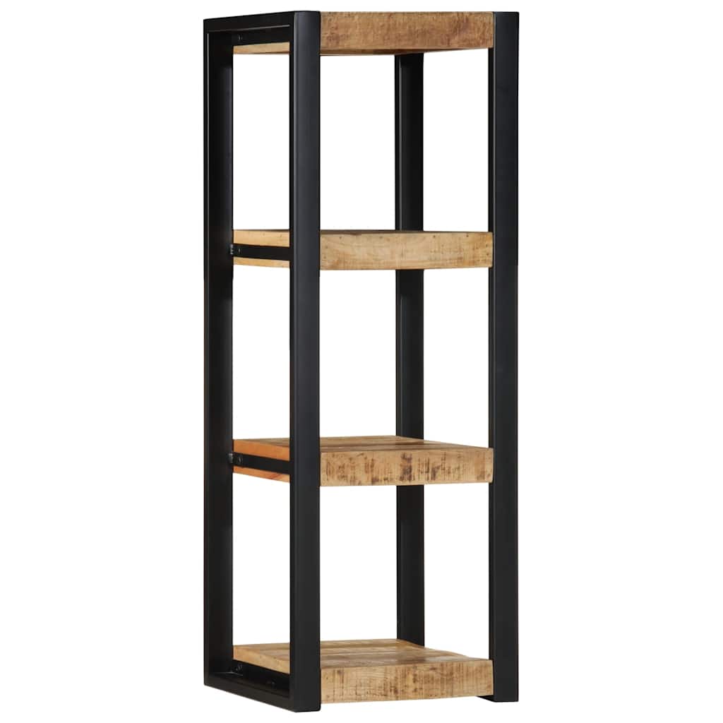 Mensola da Parete 35x35x100cm in Legno Massello di Mango Grezzo