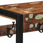 Appendiabiti Multicolore 80x35x35 cm in Legno Massello Recupero