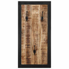 Appendiabiti 40x2x80 cm in Legno Massello Grezzo di Mango