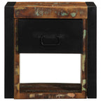 Comodini 2 pz Multicolore 40x35x40cm in Legno Massello Recupero