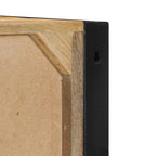 Comodini 2 pz 40x35x40 cm in Legno Massello di Mango Grezzo